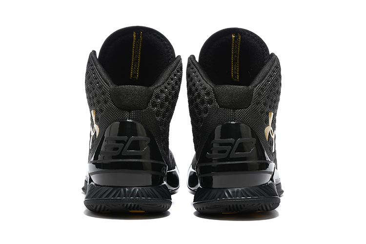 Under Armour Curry kids One Black Gold Banner